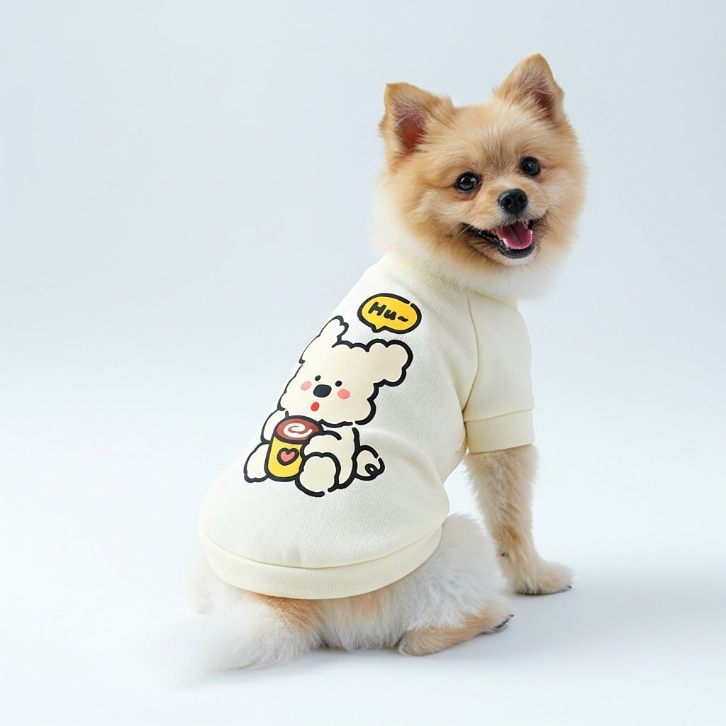 Dog Sweatshirt - Latte Love
