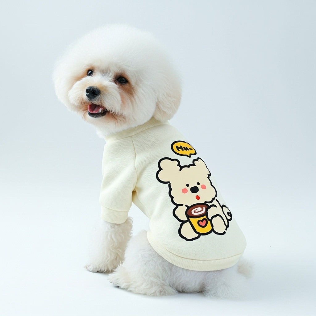 Dog Sweatshirt - Latte Love