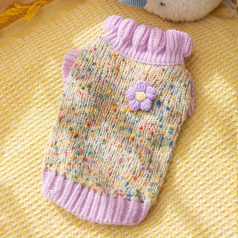 Dog Sweater - Flower