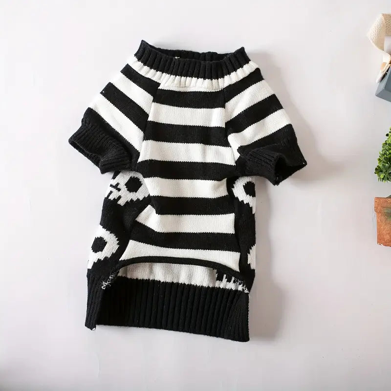 Halloween Dog Sweater - Skull