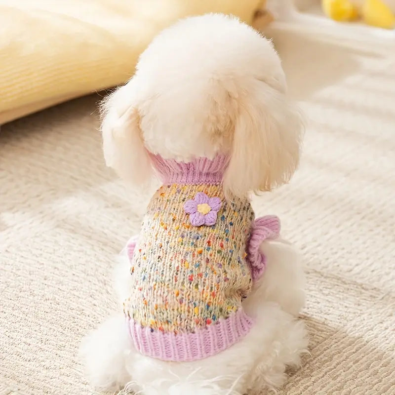Dog Sweater - Flower