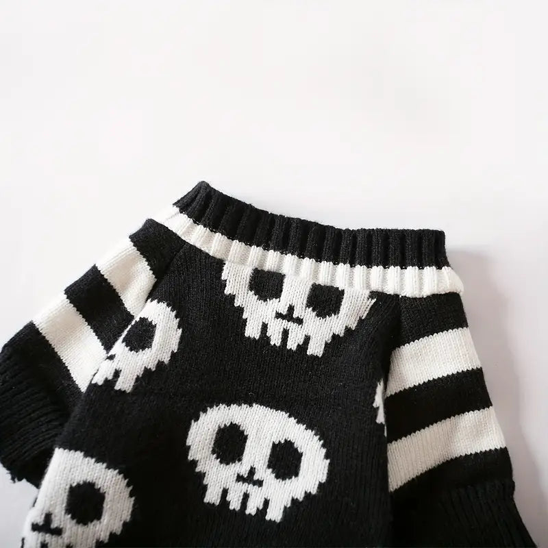 Halloween Dog Sweater - Skull