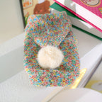 Rainbow Pom Play Hoodie