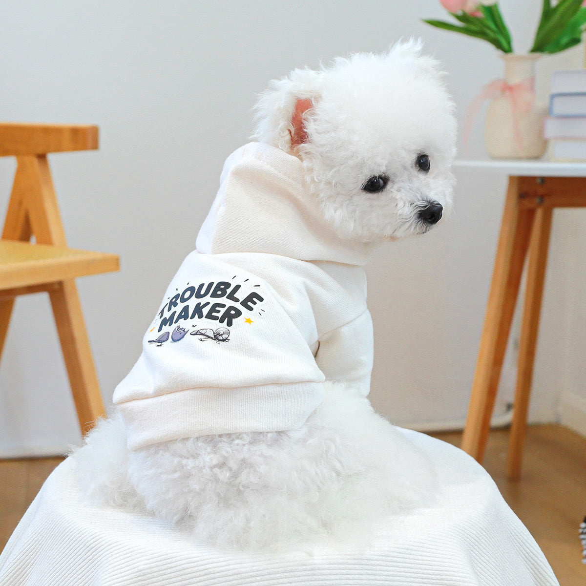 Dog Hoodie - Trouble Maker
