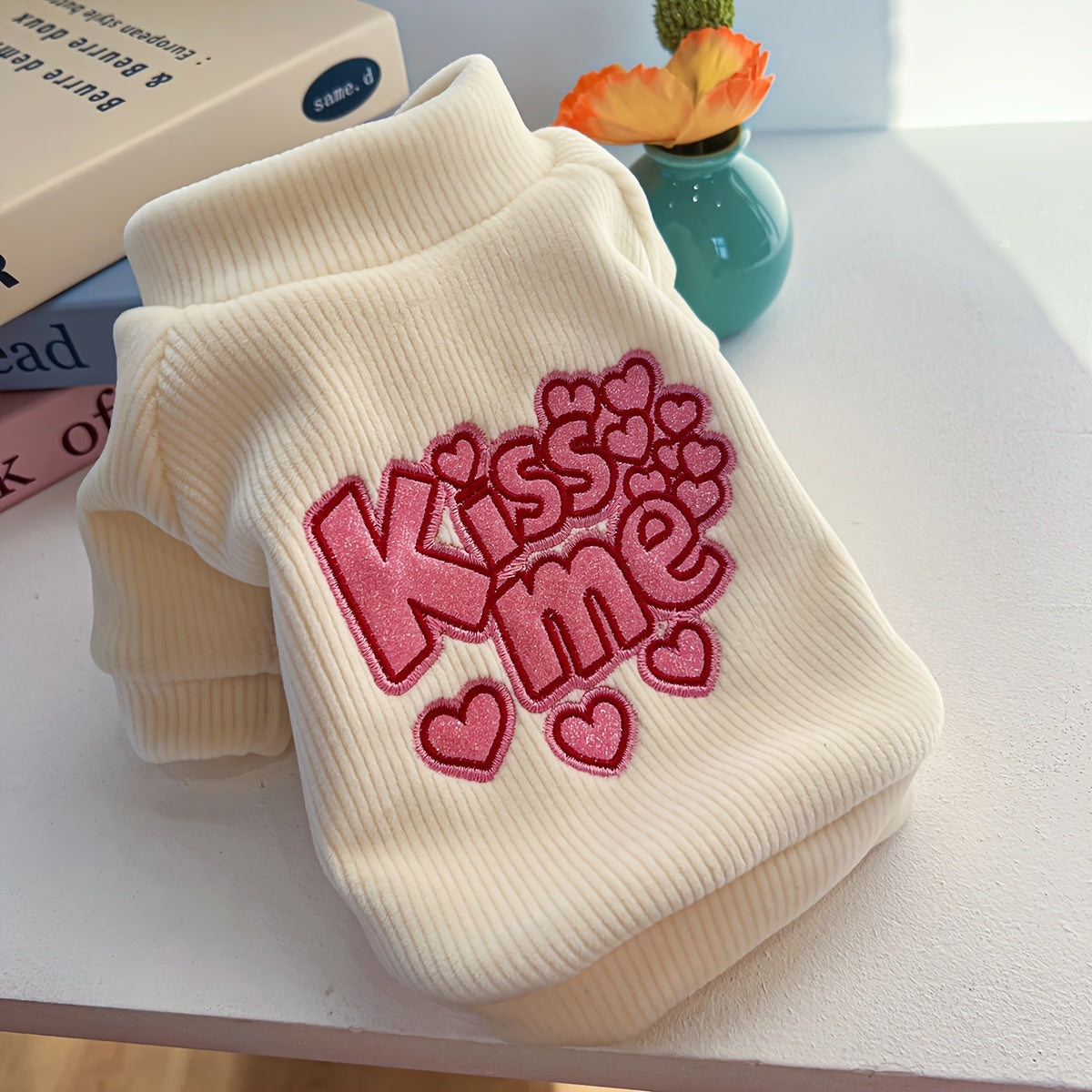 Dog Sweater - Kiss Me