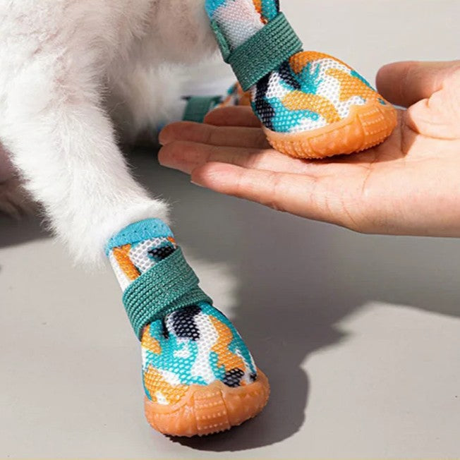 Vibrant Camo Breeze Mesh Boots