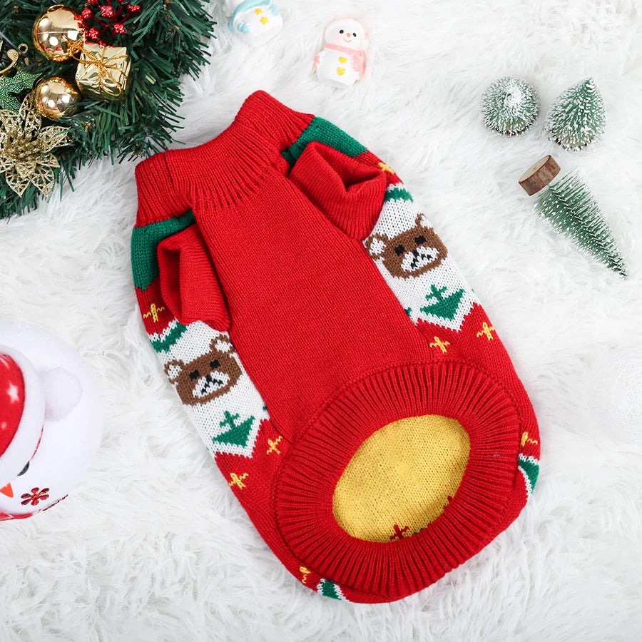 Dog Sweater - Beary Merry