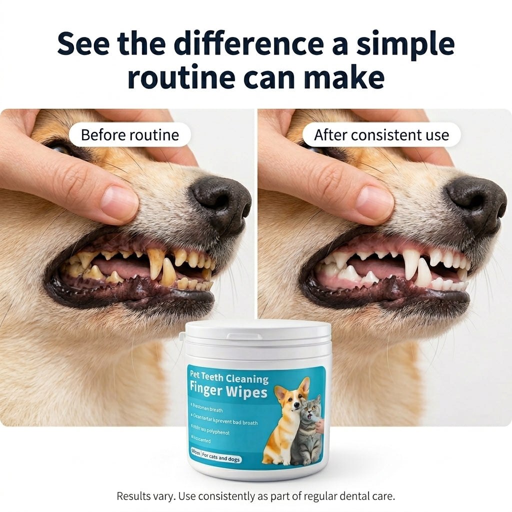 PekoFresh™ Dental Finger Wipes - 2 Month Supply