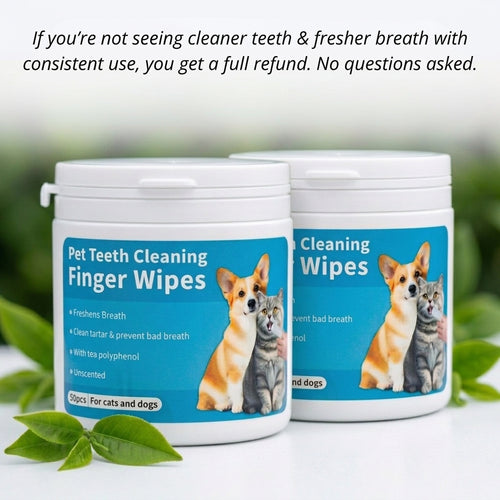 PekoFresh™ Dental Finger Wipes - 2 Month Supply