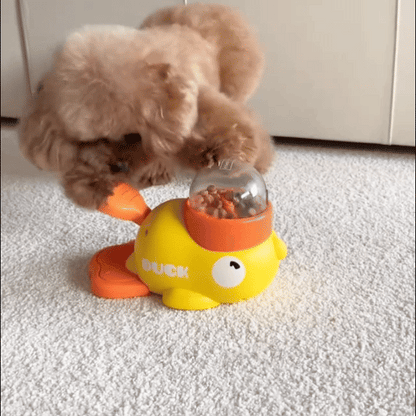 Snackie Duck™ – Interactive Treat Dispensing Toy for Dogs & Cats